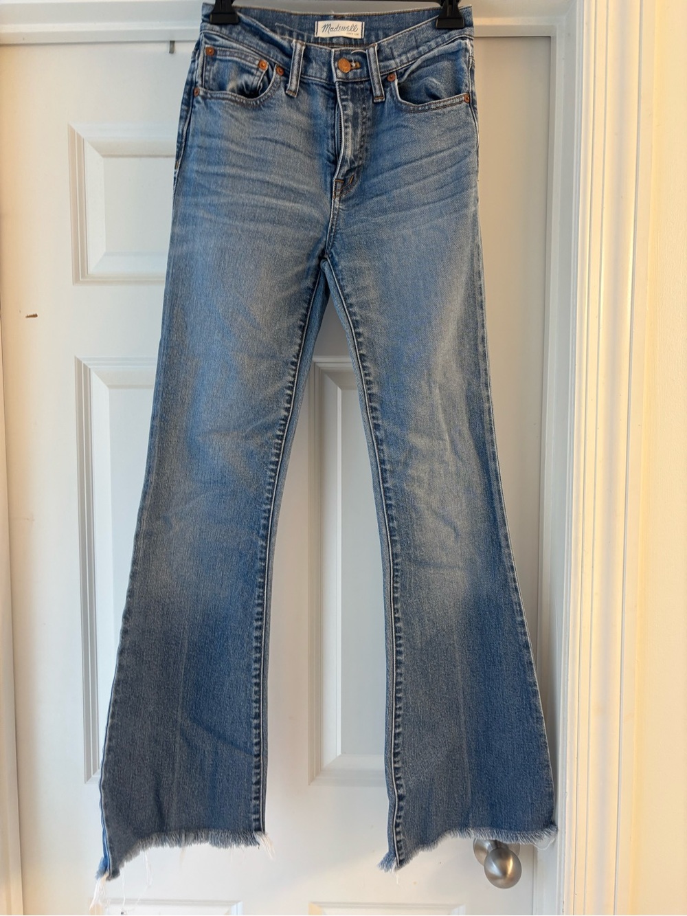 Madewell Blue Flea Market Flare Jeans